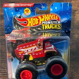 Hot Wheels- NEW FOR 2026  MONSTER TRUCKS - HOT WHEELS FIRE DEPARTMENT DUMP TRUCK